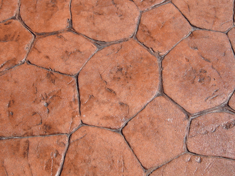 stamped concrete repair