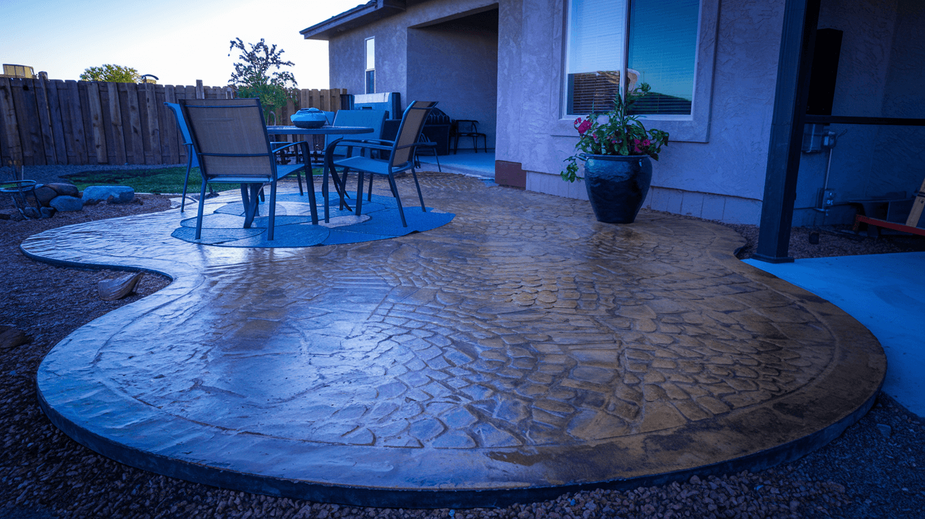 How Stamped Concrete Patios Are Boosting Home Value in Lubbock