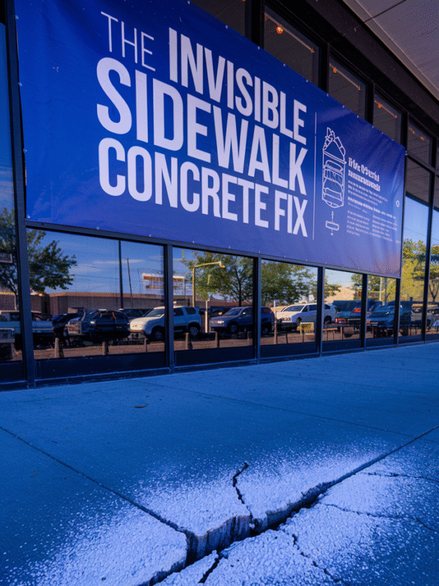 The Invisible Concrete Fix for your Sidewalk in Lubbock